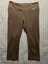 Nike Yoga Pants Women’s Size Medium Black Dri Fit Activewear Exercise Ru... - $16.00