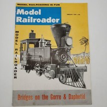 Vintage Model Railroader Magazine - February 1959- Train Hobbyist Miniature - $3.93