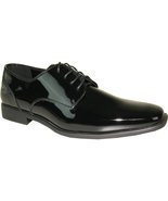 VANGELO Men Dress Shoe TUX-2 Oxford Formal Tuxedo Shoe Black Patent  - $806.34 MXN+