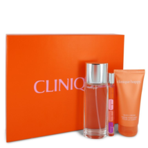 Clinique Happy Perfume 1.7 Oz Eau De Parfum Spray 3 Pcs Gift Set - $99.97