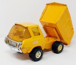 VTG Tonka Orange Mini Dump Truck 9&quot; Pressed-Steel 53040 1970s HTF Constr... - £14.26 GBP