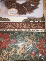 Christmas Fashion Industries Tablecloth 60x84&quot; Oblong Holiday Elegance N... - $34.47