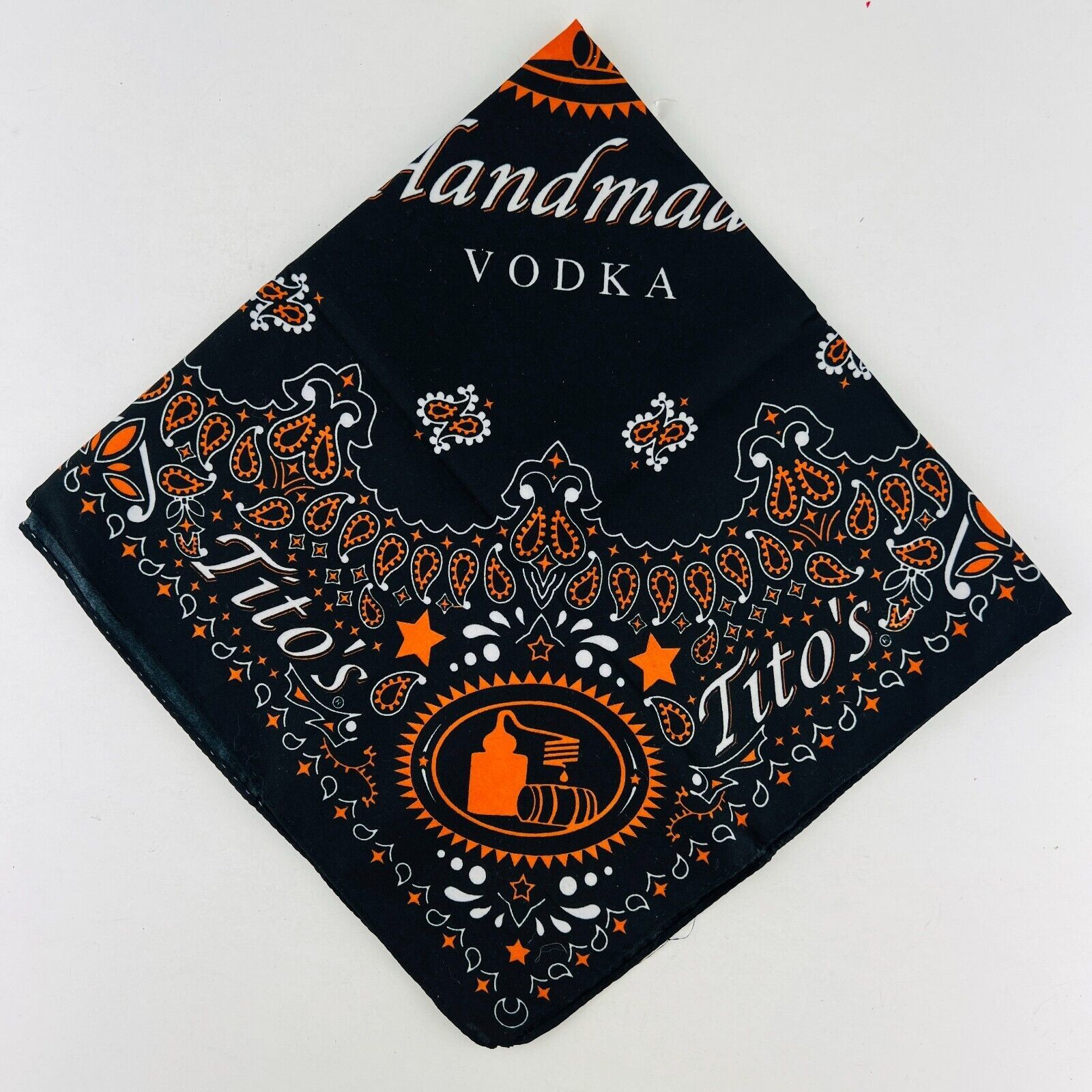 Tito's Handmade Vodka Austin Texas Bandana Scarf NEW Titos