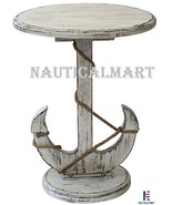 Harbor Distressed White Anchor Table Home Decor - €295,33 EUR
