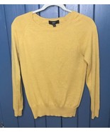 Yellow Crewneck Sweater Size Medium Fall Autumn Cottagecore - £3.11 GBP