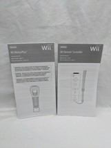 Nintendo Wii Remote And Motion Plus Operations Manuals - $182.40 MXN