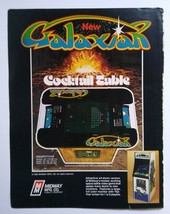 Galaxian Original Vintage Video Arcade Game Pull Out Print AD Art Sheet ... - £16.70 GBP