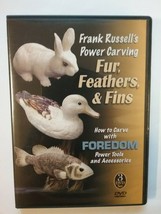 Frank Russell&#39;s Power Carving: Fur, Feathers, and Fins  3 DVDs, 2007, Ve... - $16.69