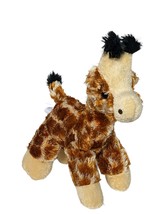 Aurora World Brown Gold Giraffe Zoo Safari Animal Plush Stuffed Animal 2021 9&quot; - £16.61 GBP