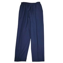 Vintage Petite Navy Blue Polyester Pants Size 10 - £19.42 GBP