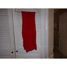 Pendleton red Lambswool, Angora Rabbit hair and nylon scarf LN 62x10 - $11.84