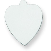 Sterling Silver Heart Stamping Disc - £15.04 GBP