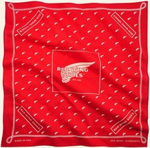 RED Bandana Handkerchief 18&quot; x 18&quot; Logo 100% Cotton RED WING 91036 - $40.89