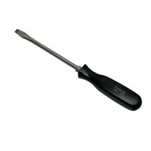 Snap-on Tools Flat Slot Head Screwdriver Hard Black Handle SSD 6 USA - £20.29 GBP