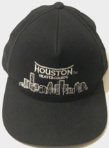 $20 Houston Skateboards Black White Stitched Snapback Cap Hat One Size - £13.32 GBP