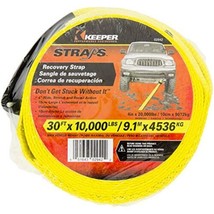 Keeper 02942 4&quot; X 30&#39; Vehicle Recovery Strap - £34.22 GBP