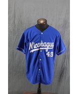 Vintage Team Nicaragua Baseball Jersey - Script and Number 49 - Men&#39;s XL - £51.13 GBP