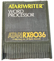 Vintage 1982 ATARIWRITER Word Processor RX8036 Cartridge Untested - £10.19 GBP
