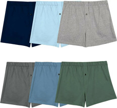 Fruit of the Loom Men&#39;s Knit Boxer Shorts Medium 6P540E - $21.00