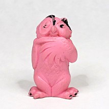 Diener Owl Pink Hand-Painted Eraser Vintage 1966 Disney&#39;s Winnie-the-Pooh Keshi - £15.65 GBP