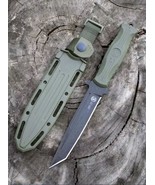 OOO PP Kizlyar knife. &quot;NR-19&quot; НР-19. Black StoneWash. AUS-8. - $1,795.13 MXN