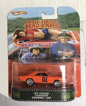 &#39;69 CHARGER Custom Hot Wheels Retro &quot;Dukes of Hazzard&quot; Series 2 w/Real Riders - £120.29 GBP
