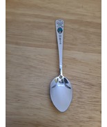 Sterling &amp;  Turquoise Native American Demitasse Spoon Bell Trading Post ... - £23.79 GBP