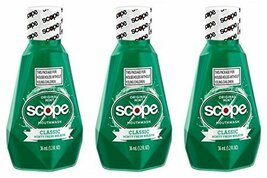 Scope Mouthwash Classic Original Mint 1.2 Oz Travel Size Pack of 3) - $5.44+