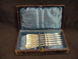 Japanese by Tiffany and Co Sterling Silver Nut Pick Set 6pc in Fitted Box - $2,524.50
