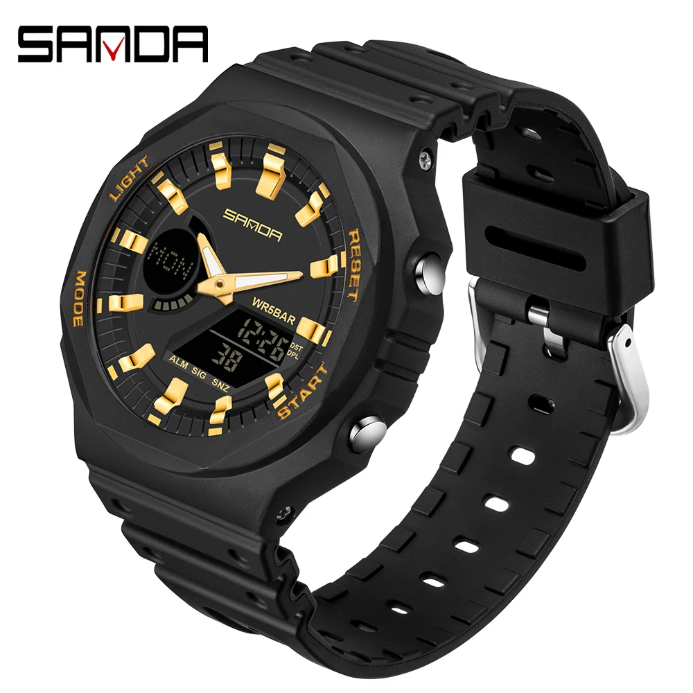 Outdoor Sports Watches Men Ms LED Digital Watches Military Waterproof Da... - $22.93