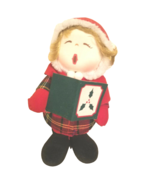 Vintage Christmas Wind Up Animated Musical Caroler  - Girl - $24.99