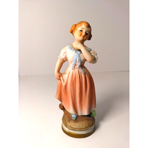 Young Girl Ceramic Collectible Home Decor c-2109x Farmhouse Ardco Dallas Japan - $13.99