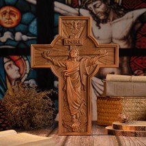 Jesus Christ Ascension Crucifix Cross - Altar Ornament - $49.00+