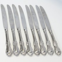 Wallace Ashford Dinner Knives 9 3/8&quot; Lot of 8 Stainless 18/10 - £30.82 GBP