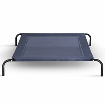 Large Dog Cat Bed Elevated Pet Cot Indoor Outdoor Camping Steel Frame Mat - £41.57 GBP