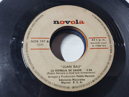 Juan Bau The estrella de David 1973 - LP vinyl 7 &quot; Solo el Single sin Fo... - $142.19 MXN