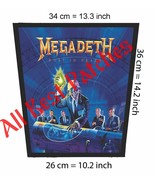 Megadeth Big Backpatch Rust in Peace Destruction thrash metal slayer venom - £19.75 GBP