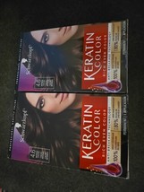 2 Schwarzkopf Keratin Color Permanent Anti-Age Hair Color 4.6 Int. Cocoa... - £18.63 GBP