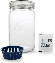 Kerr 32oz Wide Mouth Humidity Control Jar - Clear (Open Box) - $134.96 MXN