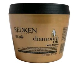 Redken Diamond Oil Deep Facets Damaged Hair Treatment 8.5 Oz. - £39.11 GBP