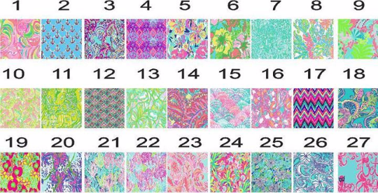 Lilly Inspired Adhesive Vinyl &amp; HTV Sheet - $9.90+