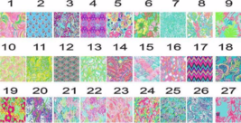 Lilly Inspired Adhesive Vinyl &amp; HTV Sheet - £4.67 GBP+