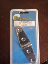 Whitecap Strap Hinge 316 Stainless Steel Fastner: #10(4)  Length 4&quot; Widt... - $35.52