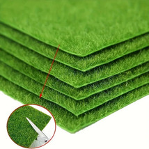 Dollhouse Artificial Grass Nice Texture 6&quot;x6&quot; Square - $2.96+