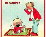 Vtg Postcard 1913 - Are You the Boob That Put the Pet in Carpet Comic - $5.97