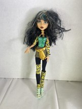 Monster High Cleo De Nile Schools Out Doll With Outfit and Shoes Mattel Hair Cut - £59.35 GBP