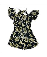 Mud Pie Hayes Black Floral Romper Women's Small - $18.80