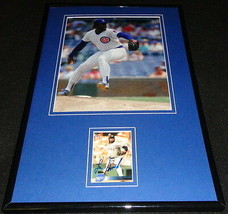 Lee Smith Signed Framed 11x17 Photo Display Chicago Cubs - £54.91 GBP