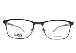 HUGO BOSS Brille Rahmen 0967 FRE Gunmetal Grau Rechteckig Full Rim 56-18-145 - $98.98