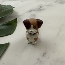 Vintage Littlest Pet Shop Prize Winning Pups Set Brown Dog Kenner 1993 Standing - $13.85